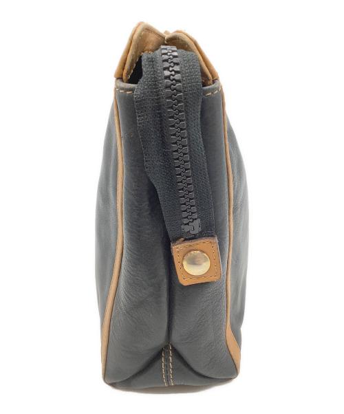 CELINE（セリーヌ）CELINE (セリーヌ) セカンドバッグ ブラック×ブラウンの古着・服飾アイテム