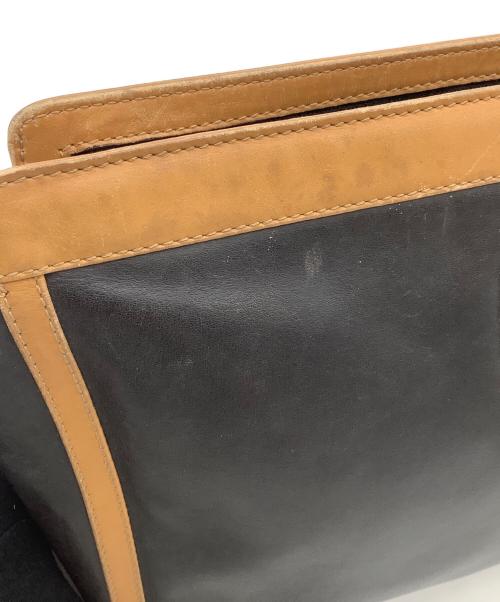 CELINE（セリーヌ）CELINE (セリーヌ) セカンドバッグ ブラック×ブラウンの古着・服飾アイテム