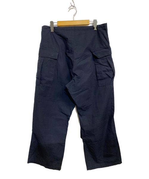 TONE（トーン）TONE (トーン) LINEN OVER PANTS ネイビー サイズ:1の古着・服飾アイテム