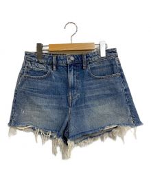 ALEXANDER WANG（アレキサンダー・ワン）の古着「デニムショートパンツ」｜ブルー