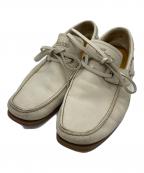 GUCCIグッチ）の古着「デッキシューズ」｜ベージュ