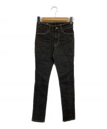 京都デニム×UCC上島珈琲×桑田圭祐（キョウトデニム×ユーシーシーウエシマコーヒー×クワタケイスケ）の古着「珈琲染めブラックジーンズ UCC上島珈琲×桑田圭祐」｜ブラック