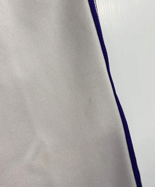 Needles（ニードルズ）Needles (ニードルズ) STUDIOUS (ステュディオス) トラックパンツ ライトグレー×パープル サイズ:Ｍの古着・服飾アイテム