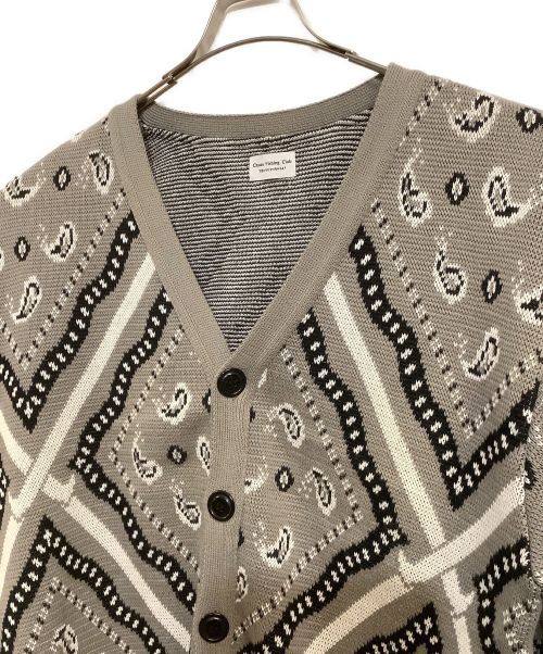 CHAOS FISHING CLUB（カオスフィッシングクラブ）CHAOS FISHING CLUB (カオスフィッシングクラブ) NISHIKI CARDIGAN グレー サイズ:SIZE Lの古着・服飾アイテム