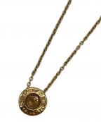 COACHコーチ）の古着「オープンサークルストーンストランド ネックレス」