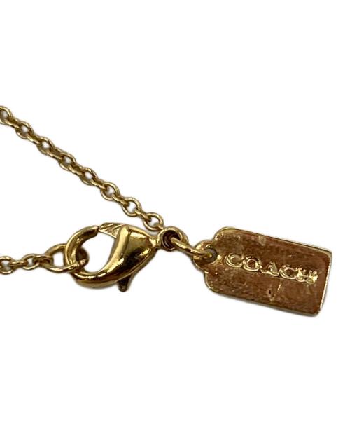 COACH（コーチ）COACH (コーチ) オープンサークルストーンストランド ネックレスの古着・服飾アイテム