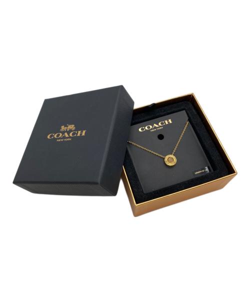 COACH（コーチ）COACH (コーチ) オープンサークルストーンストランド ネックレスの古着・服飾アイテム
