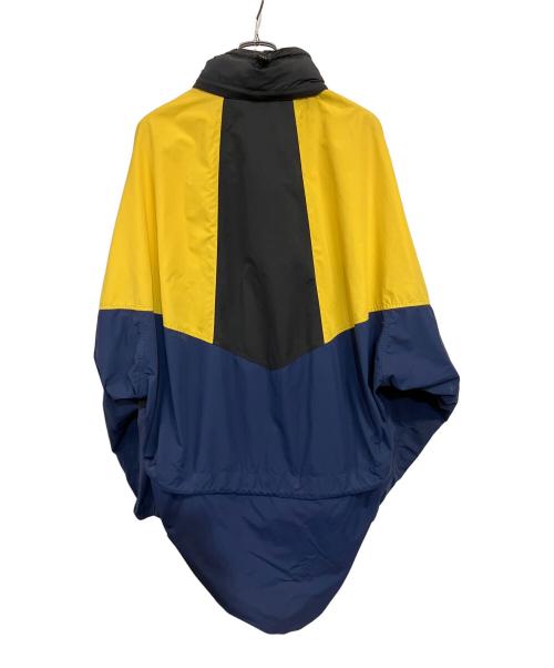 BALENCIAGA（バレンシアガ）BALENCIAGA (バレンシアガ) ダブルヘムウインドブレーカー イエロー×ネイビー サイズ:46の古着・服飾アイテム