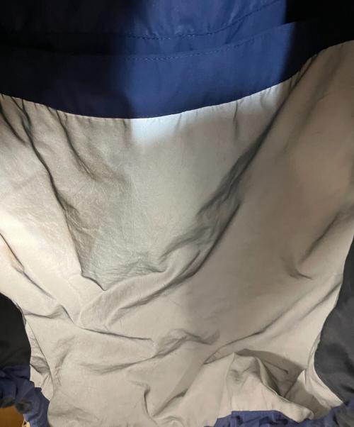 BALENCIAGA（バレンシアガ）BALENCIAGA (バレンシアガ) ダブルヘムウインドブレーカー イエロー×ネイビー サイズ:46の古着・服飾アイテム