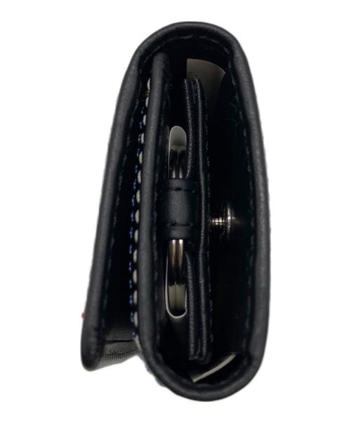 PAUL SMITH（ポールスミス）PAUL SMITH (ポールスミス) ダブルステッチキーケース ブラックの古着・服飾アイテム