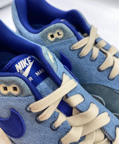 NIKE（ナイキ）NIKE (ナイキ) AIR MAX 1 PREMIUM デニムブルー サイズ:27cmの古着・服飾アイテム