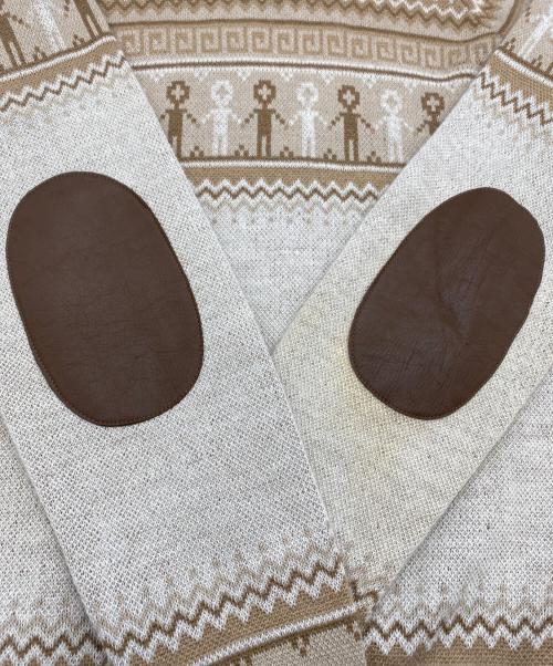 THE INOUE BROTHERS（イノウエブラザーズ）THE INOUE BROTHERS (イノウエブラザーズ) edition (エディション) アルパカ ジャカードニット ライトブラウン サイズ:SIZE Mの古着・服飾アイテム