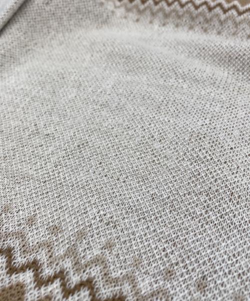 THE INOUE BROTHERS（イノウエブラザーズ）THE INOUE BROTHERS (イノウエブラザーズ) edition (エディション) アルパカ ジャカードニット ライトブラウン サイズ:SIZE Mの古着・服飾アイテム