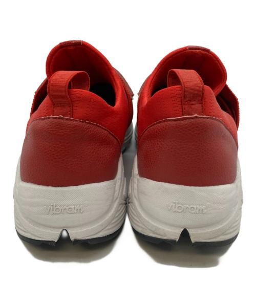 1PIU1UGUALE3 RELAX（ウノピゥウノウグァーレトレ リラックス）1PIU1UGUALE3 RELAX (ウノピゥウノウグァーレトレ リラックス) レイヤードゴアスニーカー レッド サイズ:29㎝の古着・服飾アイテム