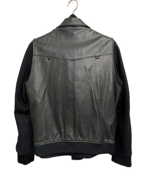 UNDERCOVER（アンダーカバー）UNDERCOVER (アンダーカバー) ライダースジャケット+レザーベスト ブラック サイズ:SIZE 3 (L)の古着・服飾アイテム