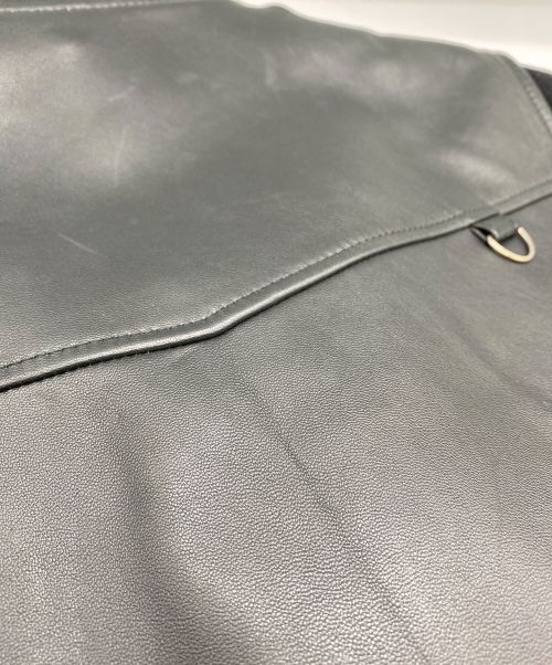 UNDERCOVER（アンダーカバー）UNDERCOVER (アンダーカバー) ライダースジャケット+レザーベスト ブラック サイズ:SIZE 3 (L)の古着・服飾アイテム