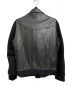 UNDERCOVER (アンダーカバー) ライダースジャケット+レザーベスト ブラック サイズ:SIZE 3 (L)：42000円