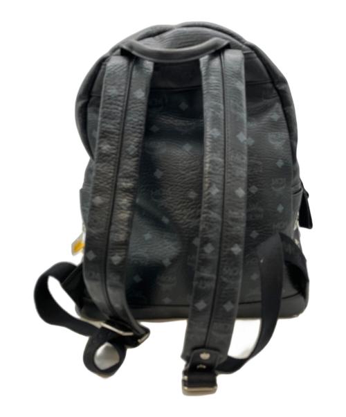 MCM（エムシーエム）MCM (エムシーエム) LOVELESS (ラブレス) スタッズリュック ブラックの古着・服飾アイテム