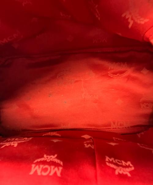 MCM（エムシーエム）MCM (エムシーエム) LOVELESS (ラブレス) スタッズリュック ブラックの古着・服飾アイテム