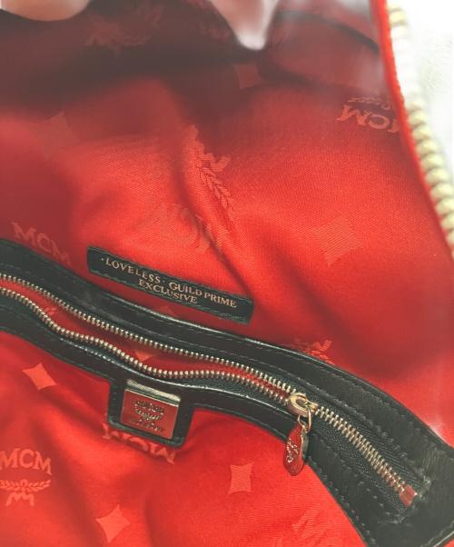 MCM（エムシーエム）MCM (エムシーエム) LOVELESS (ラブレス) スタッズリュック ブラックの古着・服飾アイテム