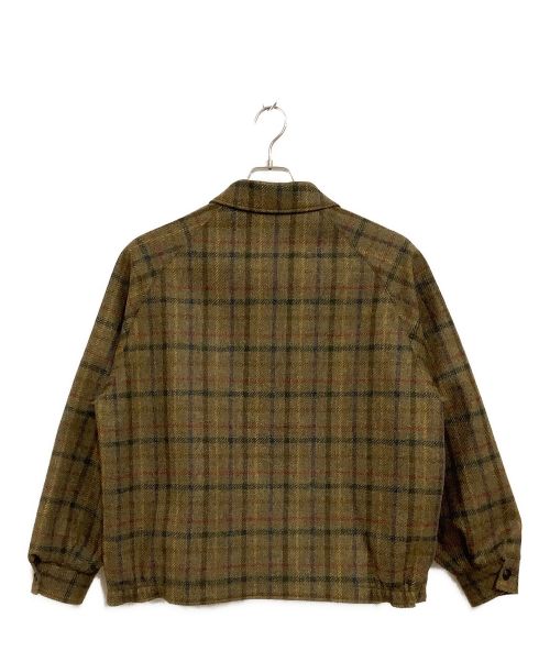 BEAUTY&YOUTH（ビューティーアンドユース）BEAUTY&YOUTH (ビューティーアンドユース) ムーン ツイードオーバーブルゾン ブラウン×レッド サイズ:SIZE Sの古着・服飾アイテム