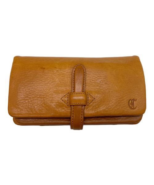 CLEDRAN（クレドラン）CLEDRAN (クレドラン) 2つ折り財布 ブラウンの古着・服飾アイテム