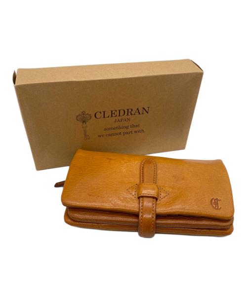 CLEDRAN（クレドラン）CLEDRAN (クレドラン) 2つ折り財布 ブラウンの古着・服飾アイテム