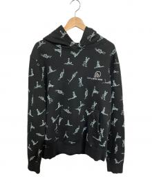 M+RC NOIR（マルシェノア）の古着「SKULL プルオーバーフーディ」｜ブラック