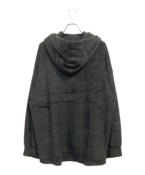 CULLNI（クルニ）CULLNI (クルニ) STUDIOUS (ステュディオス) 別注 シャギーハーフジップパーカー ブラック サイズ:SIZE 2の古着・服飾アイテム