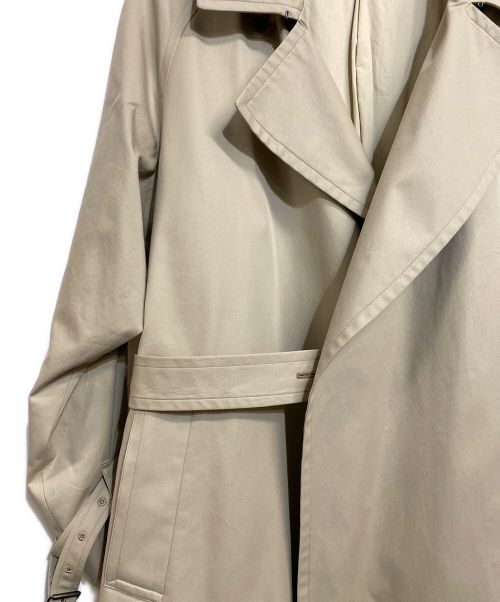 BLURHMS（ブラームス）BLURHMS (ブラームス) Gabardine Double Belt Trench Coat ベージュ サイズ:SIZE 2の古着・服飾アイテム