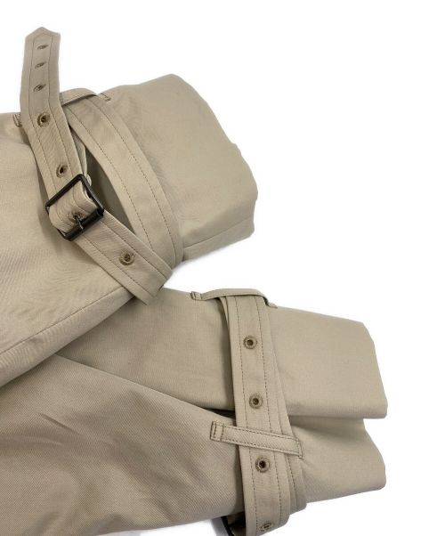 BLURHMS（ブラームス）BLURHMS (ブラームス) Gabardine Double Belt Trench Coat ベージュ サイズ:SIZE 2の古着・服飾アイテム