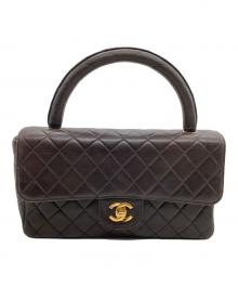 CHANEL（シャネル）の古着「クラシックフラップハンドバッグ」｜ダークブラウン
