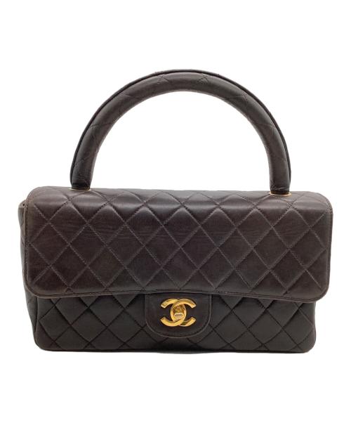 CHANEL（シャネル）CHANEL (シャネル) クラシックフラップハンドバッグ ダークブラウンの古着・服飾アイテム