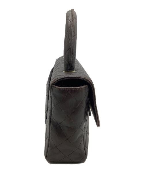 CHANEL（シャネル）CHANEL (シャネル) クラシックフラップハンドバッグ ダークブラウンの古着・服飾アイテム