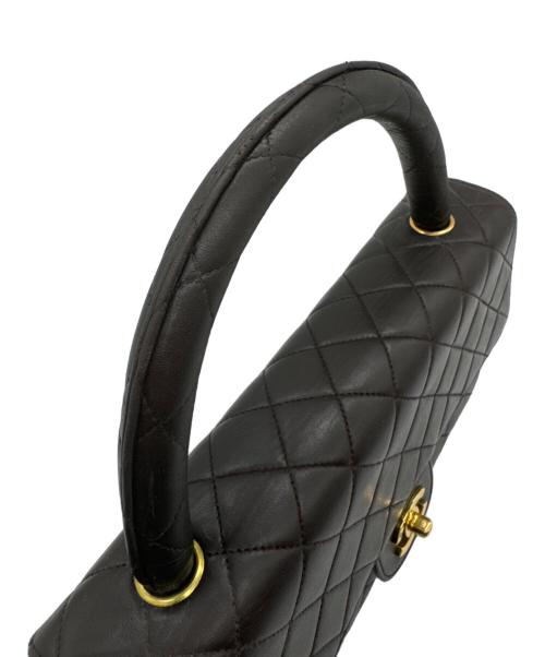 CHANEL（シャネル）CHANEL (シャネル) クラシックフラップハンドバッグ ダークブラウンの古着・服飾アイテム