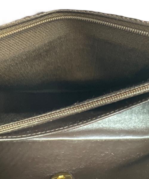 CHANEL（シャネル）CHANEL (シャネル) クラシックフラップハンドバッグ ダークブラウンの古着・服飾アイテム