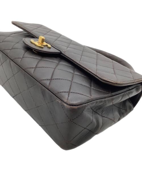 CHANEL（シャネル）CHANEL (シャネル) クラシックフラップハンドバッグ ダークブラウンの古着・服飾アイテム