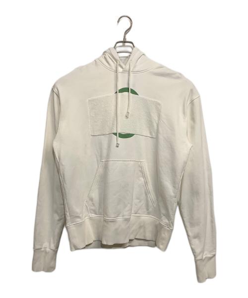 MM6 Maison Margiela（エムエムシックスメゾンマルジェラ）MM6 Maison Margiela (エムエムシックス メゾンマルジェラ) グラフィックフーディ ホワイト サイズ:SIZE Mの古着・服飾アイテム