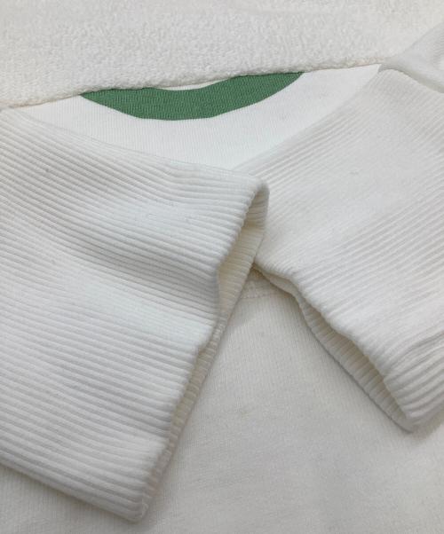 MM6 Maison Margiela（エムエムシックスメゾンマルジェラ）MM6 Maison Margiela (エムエムシックス メゾンマルジェラ) グラフィックフーディ ホワイト サイズ:SIZE Mの古着・服飾アイテム