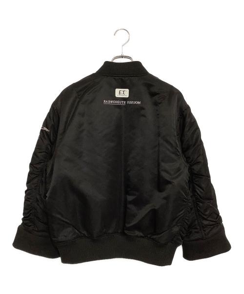 MOUSSY STUDIOWEAR（マウジースタジオウエア）MOUSSY STUDIOWEAR (マウジースタジオウエア) E.T. リバーシブルMA-1ジャケット ブラック サイズ:SIZE Freeの古着・服飾アイテム