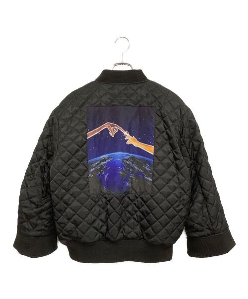 MOUSSY STUDIOWEAR（マウジースタジオウエア）MOUSSY STUDIOWEAR (マウジースタジオウエア) E.T. リバーシブルMA-1ジャケット ブラック サイズ:SIZE Freeの古着・服飾アイテム