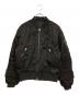 MOUSSY STUDIOWEAR（マウジースタジオウエア）の古着「リバーシブルMA-1ジャケット」｜ブラック