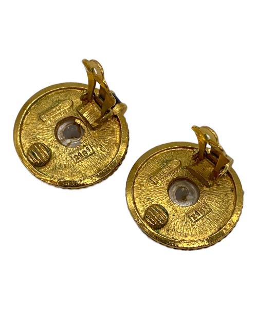 CHANEL（シャネル）CHANEL (シャネル) パールイヤリング ゴールド×ブラックの古着・服飾アイテム