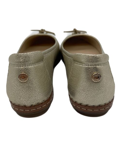 COLE HAAN（コールハーン）COLE HAAN (コールハーン) フラットパンプス シャンパンゴールド サイズ:5 1/2の古着・服飾アイテム