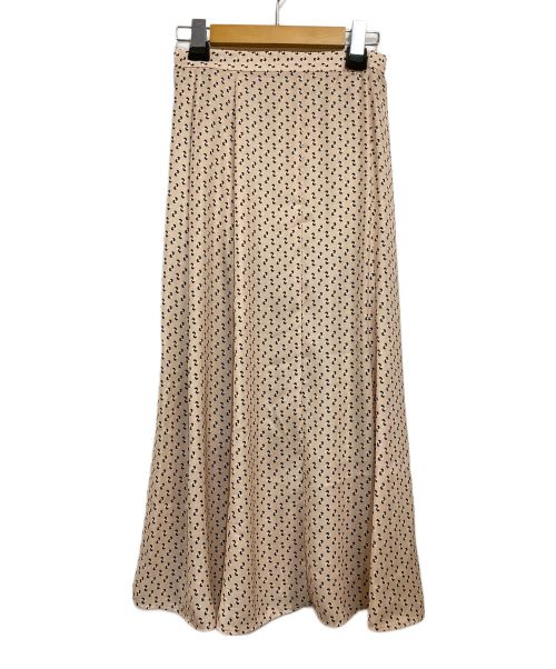 Spick and Span（スピックアンドスパン）Spick and Span (スピックアンドスパン) 幾何プリントラップスカート ピンク サイズ:SIZE　34 未使用品の古着・服飾アイテム