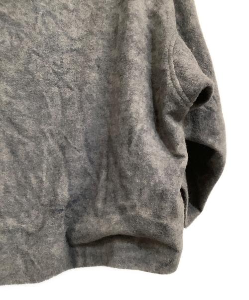 Y's（ワイズ）Y's (ワイズ) ドロップショルダーショートコート ミックスグレー サイズ:SIZE 2の古着・服飾アイテム