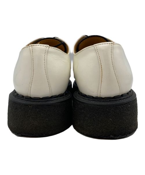 GEORGE COX（ジョージコックス）GEORGE COX (ジョージコックス) ラバーソールレザーシューズ ブラック×ホワイト サイズ:9の古着・服飾アイテム