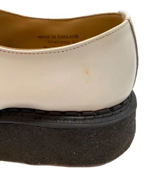 GEORGE COX（ジョージコックス）GEORGE COX (ジョージコックス) ラバーソールレザーシューズ ブラック×ホワイト サイズ:9の古着・服飾アイテム