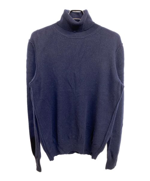 Maison Margiela（メゾンマルジェラ）Maison Margiela (メゾンマルジェラ) タートルネックカシミヤニット ネイビー サイズ:Ｌの古着・服飾アイテム