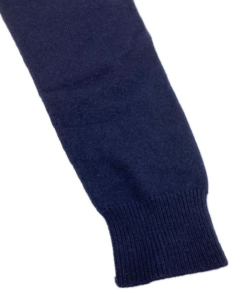 Maison Margiela（メゾンマルジェラ）Maison Margiela (メゾンマルジェラ) タートルネックカシミヤニット ネイビー サイズ:Ｌの古着・服飾アイテム